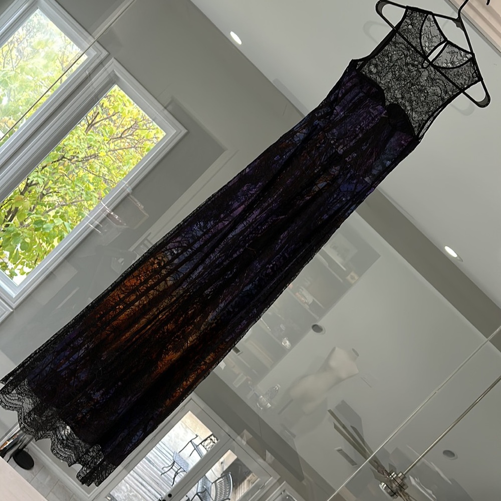 Bebe Lace Overlay Maxi Dress - 4 - Picture 6 of 16